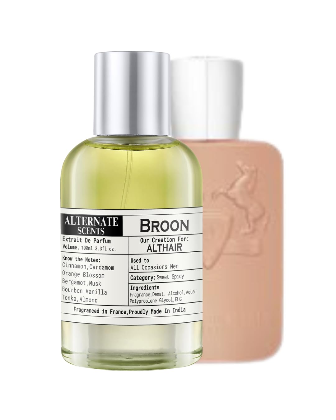 Alternate Scents BROON Long Lasting Perfume For Men | Strong & Long Lasting with 30% Oil Concentration | Warm Sweet & Spicy Fragrance