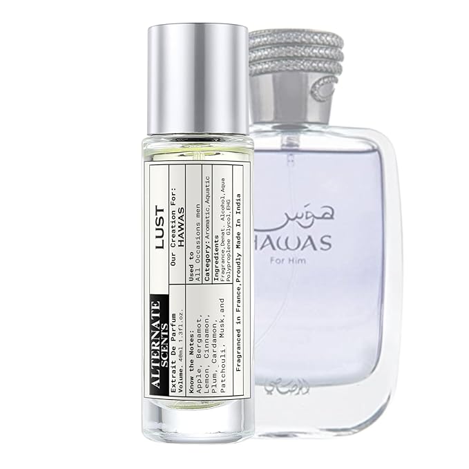Alternate Scents LUST Long Lasting Perfume For Men | Strong & Long Lasting with 30% Oil Concentration | Fresh Fruity-Aquatic | Fragrance From France | Made In India