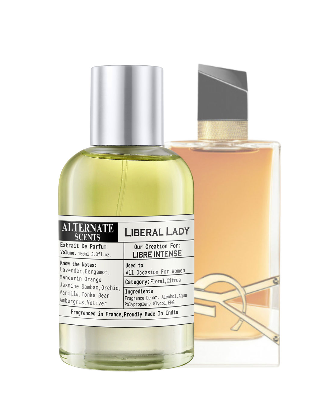Alternate Scents Liberal Lady Long Lasting Perfume For Women |Strong& long Lasting with 30% Oil Concentration|Floral,Bold, Sensual| Fragrance From France | Made In India|