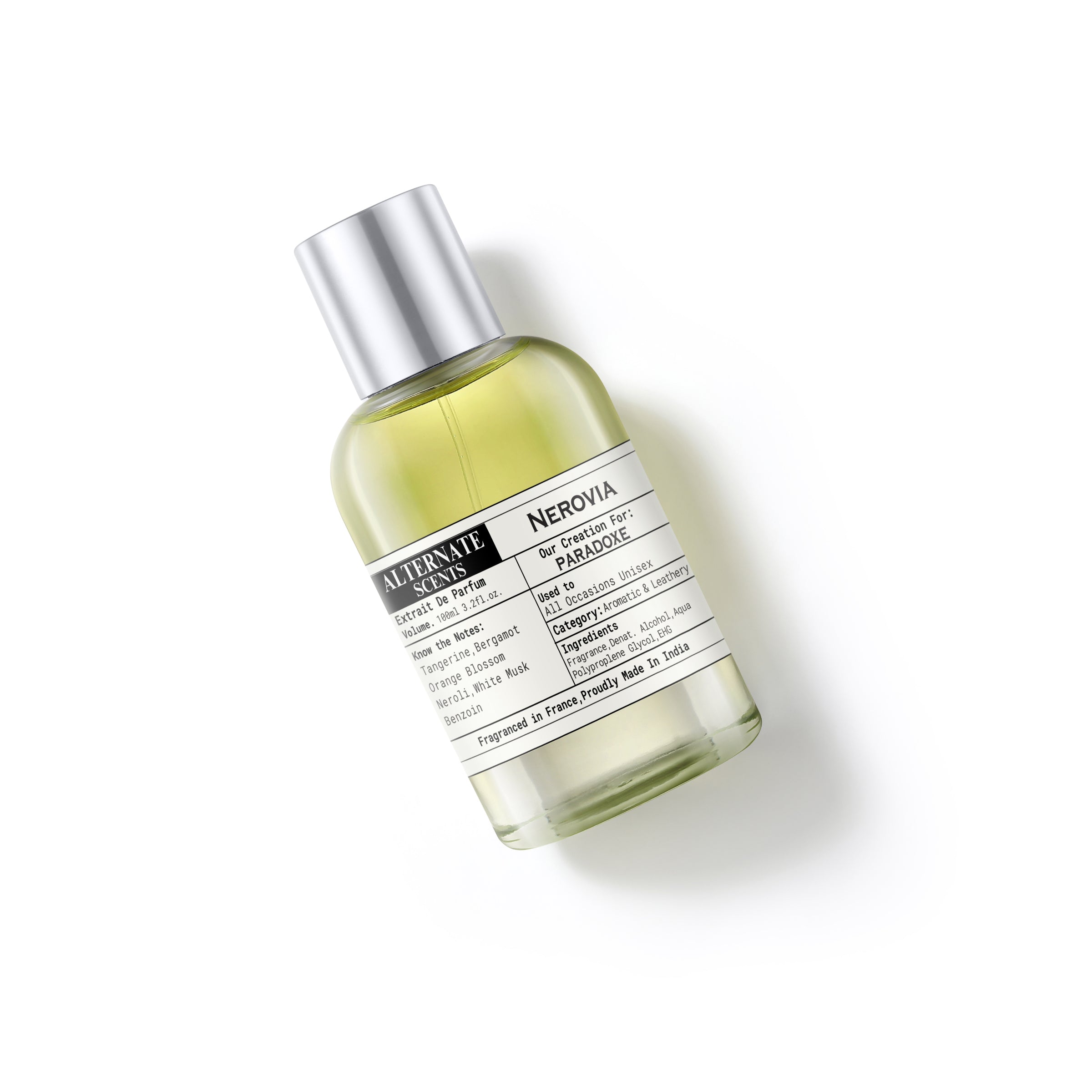 Alternate Scents NEROVIA Long Lasting Perfume For Women |Strong&Long Lasting with 30% Oil Concentration|White Floral Amber|Fragrance From France |Made In India|