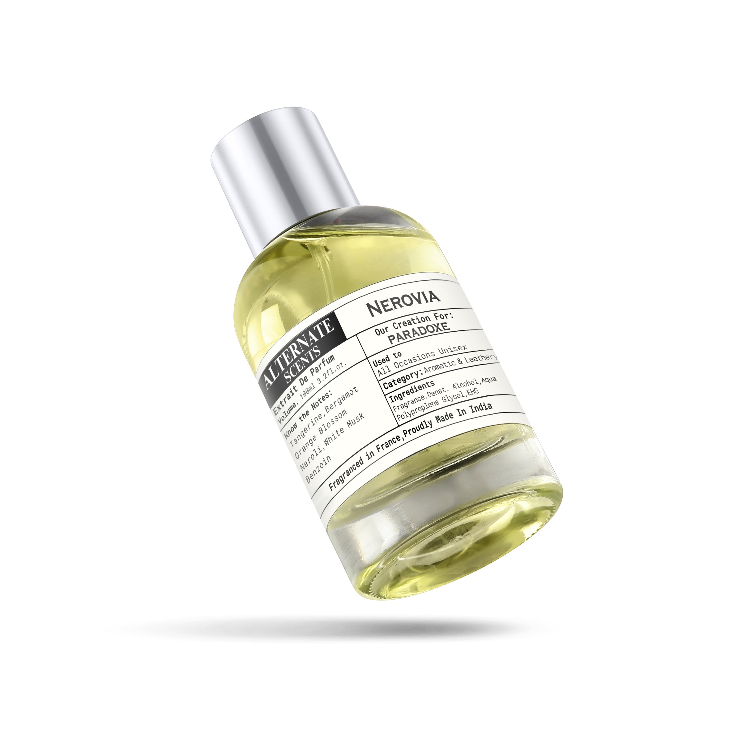 Alternate Scents NEROVIA Long Lasting Perfume For Women |Strong&Long Lasting with 30% Oil Concentration|White Floral Amber|Fragrance From France |Made In India|