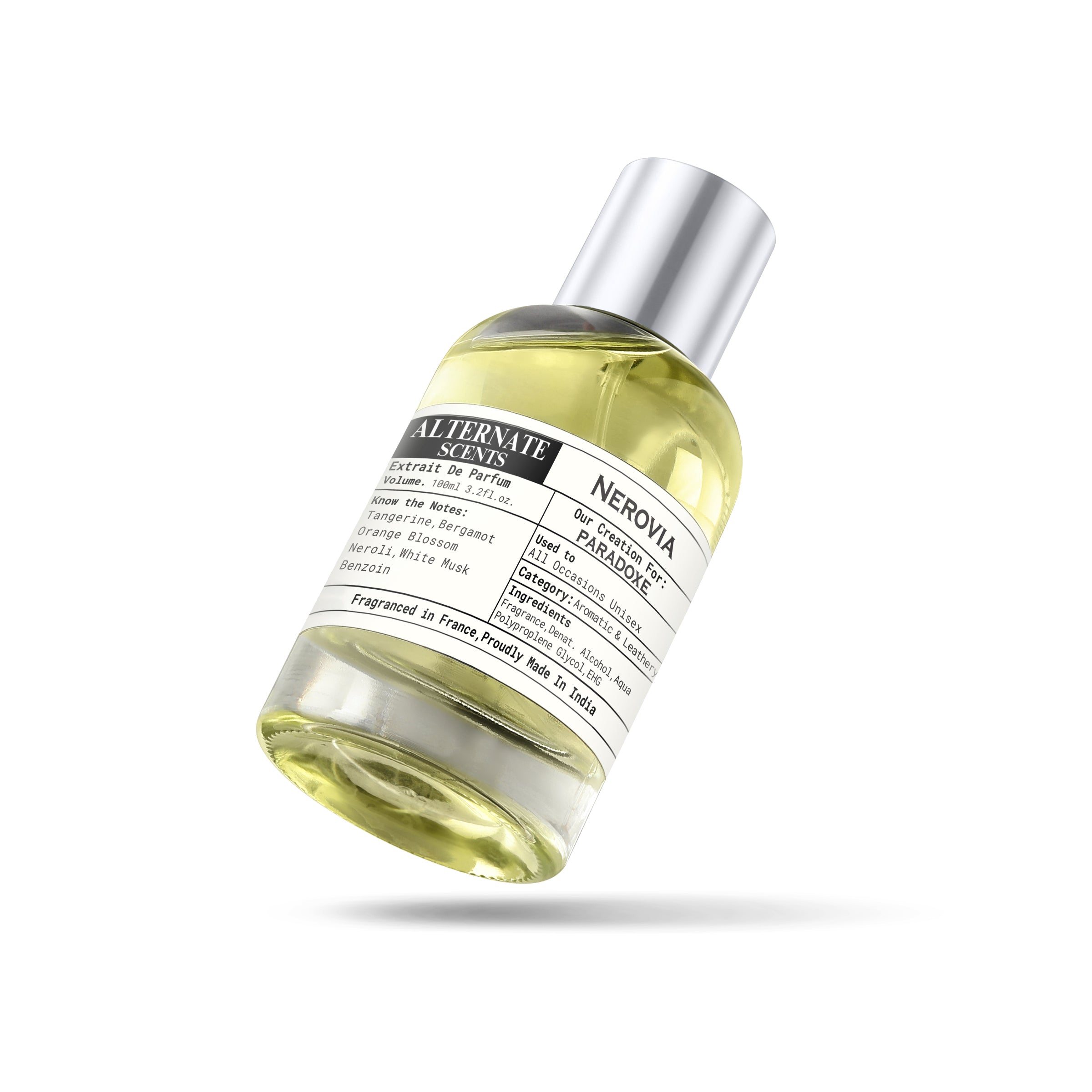 Alternate Scents NEROVIA Long Lasting Perfume For Women |Strong&Long Lasting with 30% Oil Concentration|White Floral Amber|Fragrance From France |Made In India|