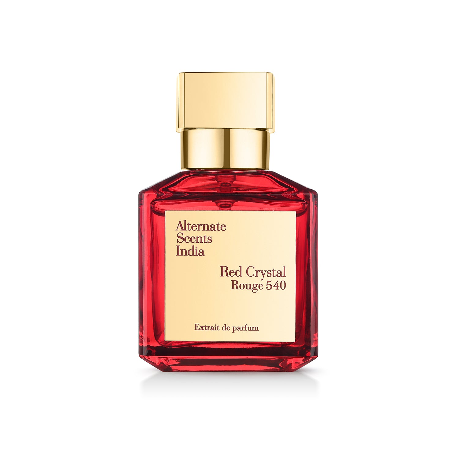 Alternate Scents Crystal Rouge 540 Parfum Luxurious Unisex Fragrance 70ml | Rich Oud, Sweet Vanilla & Rose | Long-Lasting, Elegant Scent for Men & Women | Niche-Inspired Perfume Red