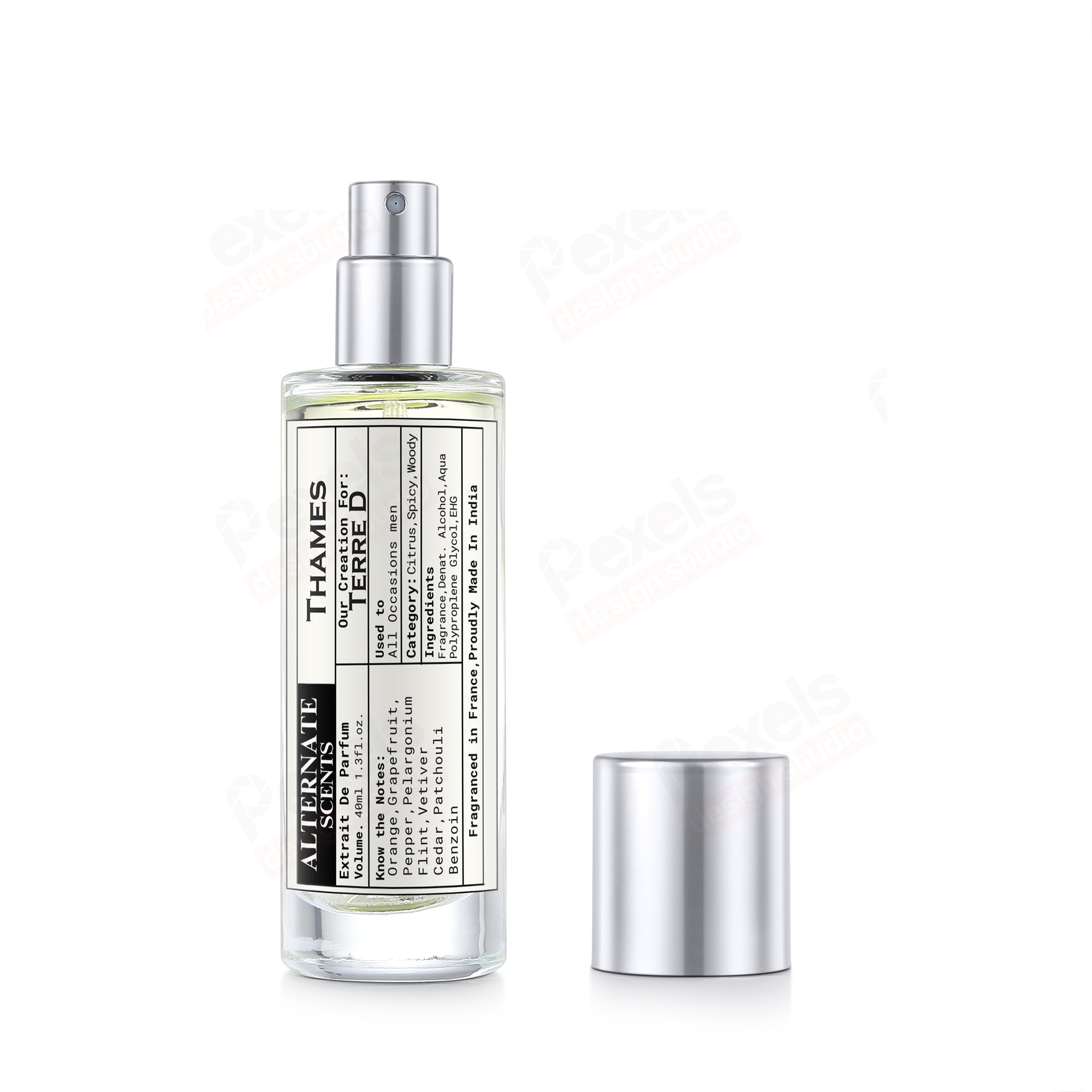 Alternate Scents Thames Long Lasting Perfume For Men | Strong & Long Lasting with 30% Oil Concentration