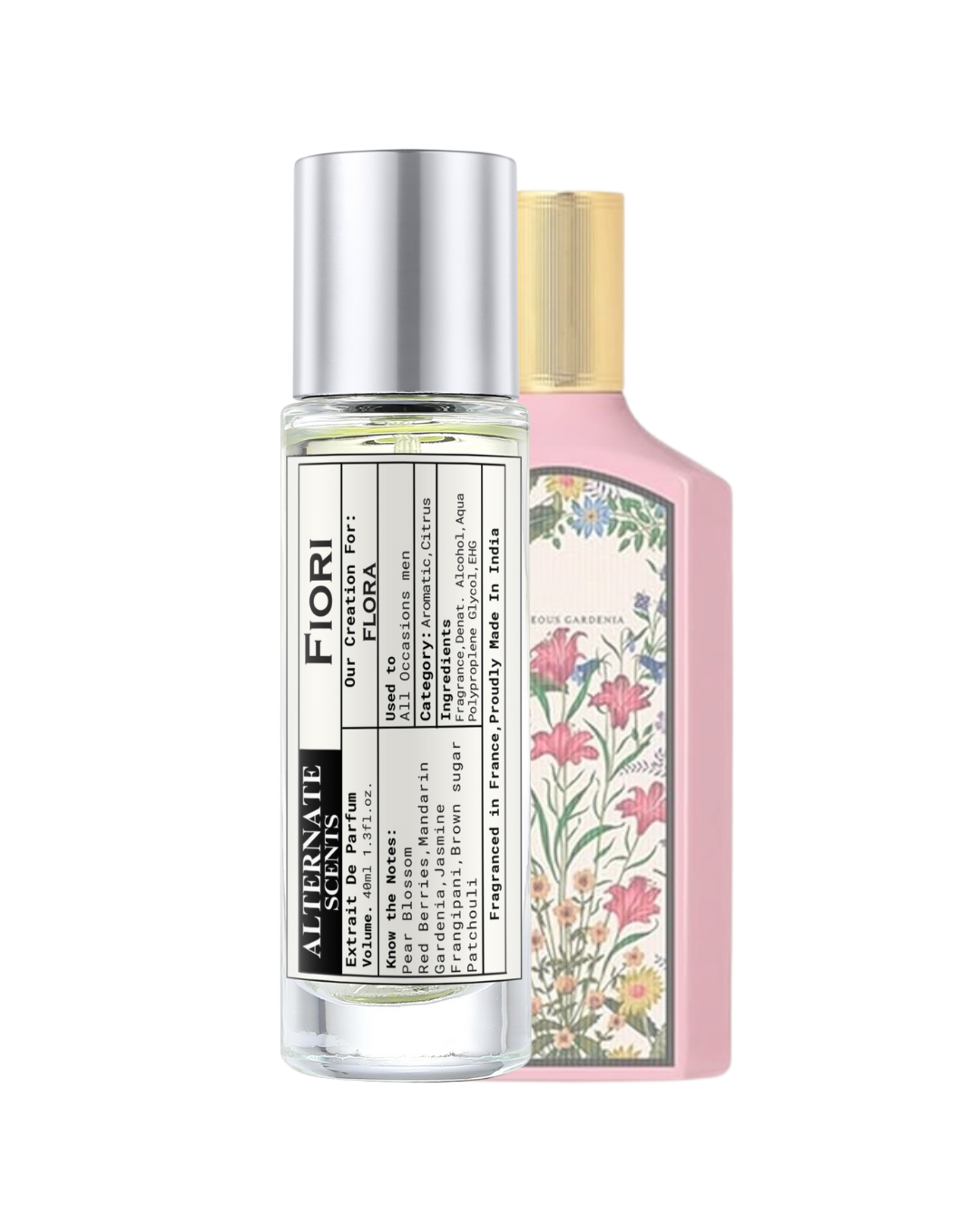 Alternate Scents FIORI Long Lasting Perfume For Women |Strong&Long Lasting with 30% Oil Concentration|Fresh Floral Fruity|Fragrance From France |Made In India|