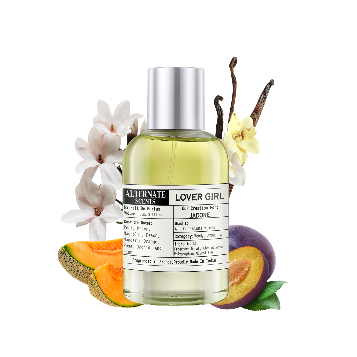 Alternate Scents LOVER GIRL Long Lasting Perfume For Men |Strong& long Lasting with 30% Oil Concentration|Fresh &Floral | Fragrance From France | Made In India|