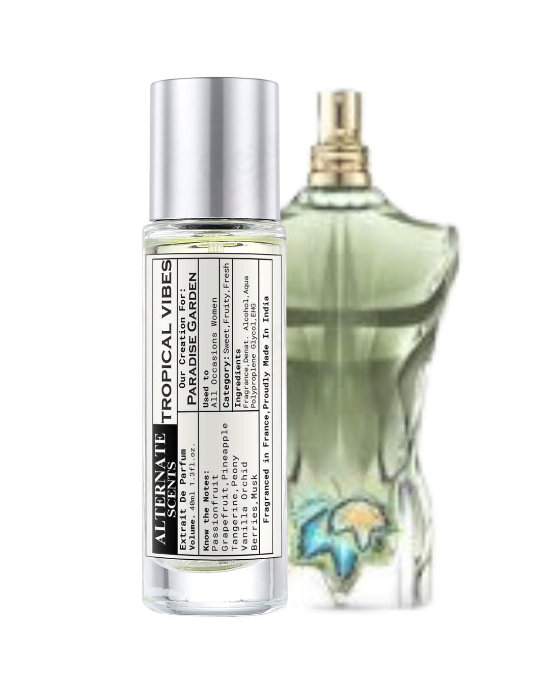 Alternate Scents Tropical Vibe Long Lasting Perfume For Women | Strong & Long Lasting with 30% Oil Concentration | Floral,Bold, Sensual | Fragrance From France | Made In India