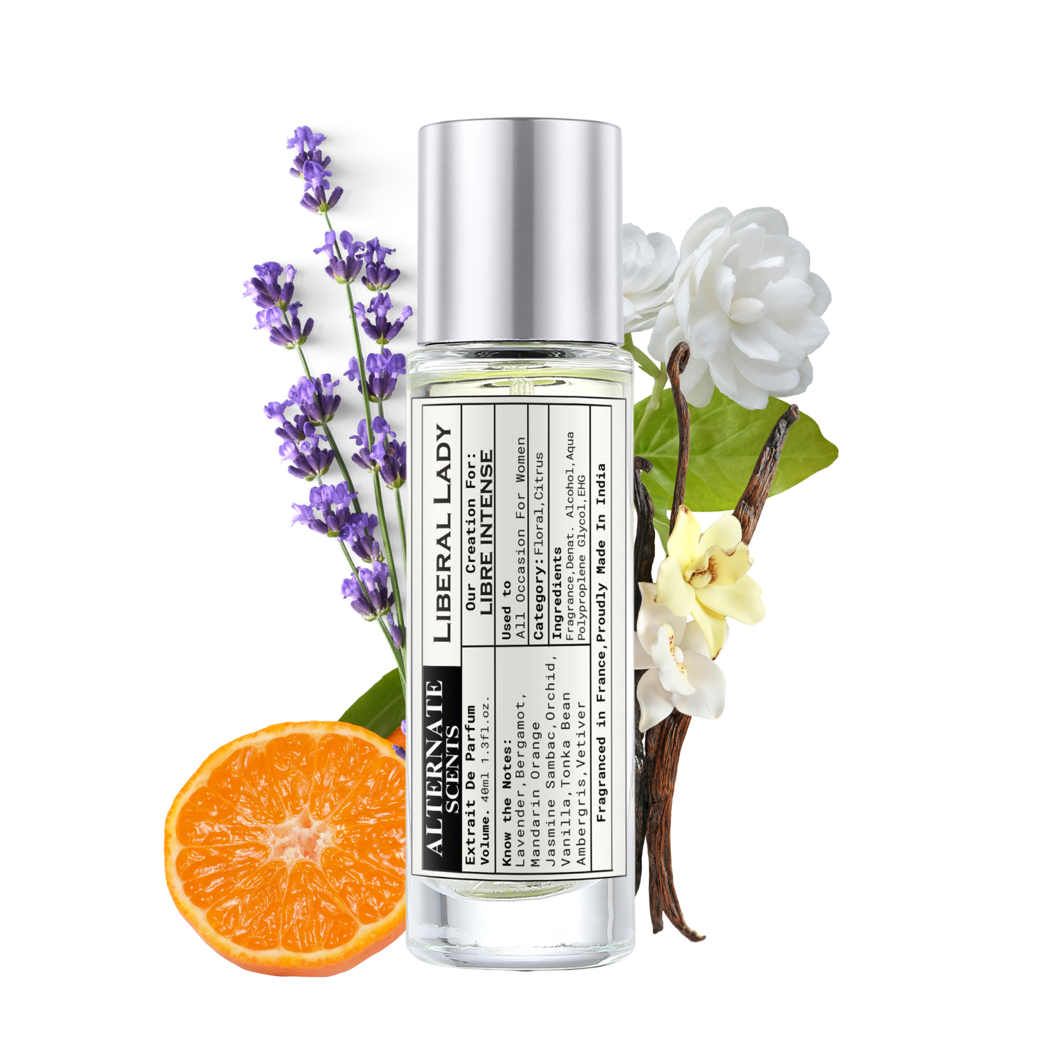 Alternate Scents Liberal Lady Long Lasting Perfume For Women |Strong& long Lasting with 30% Oil Concentration|Floral,Bold, Sensual| Fragrance From France | Made In India|