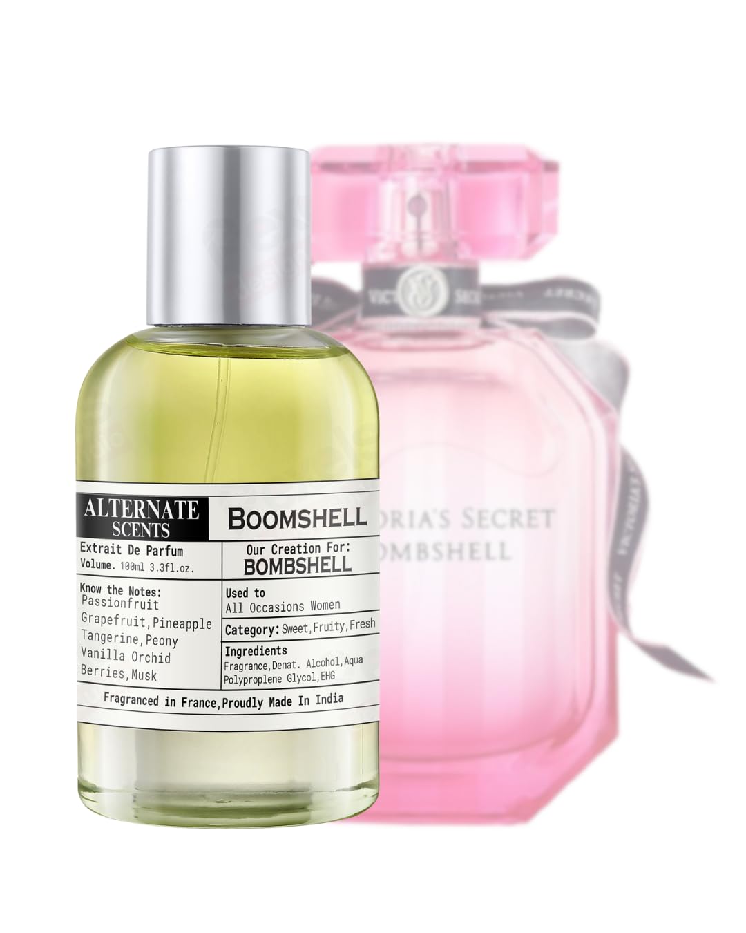 Alternate Scents Boomshell Long Lasting Perfume For Woman | Strong & Long Lasting with 30% Oil Concentration | Fresh, Flirty & Feminine