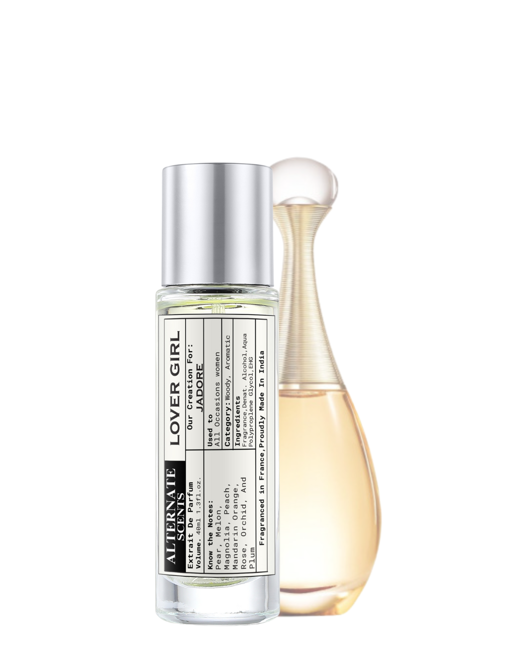 Alternate Scents LOVER GIRL Long Lasting Perfume For Men |Strong& long Lasting with 30% Oil Concentration|Fresh &Floral | Fragrance From France | Made In India|