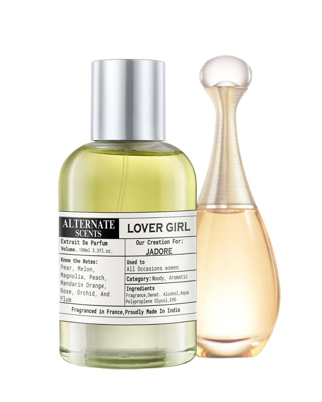 Alternate Scents LOVER GIRL Long Lasting Perfume For Men |Strong& long Lasting with 30% Oil Concentration|Fresh &Floral | Fragrance From France | Made In India|