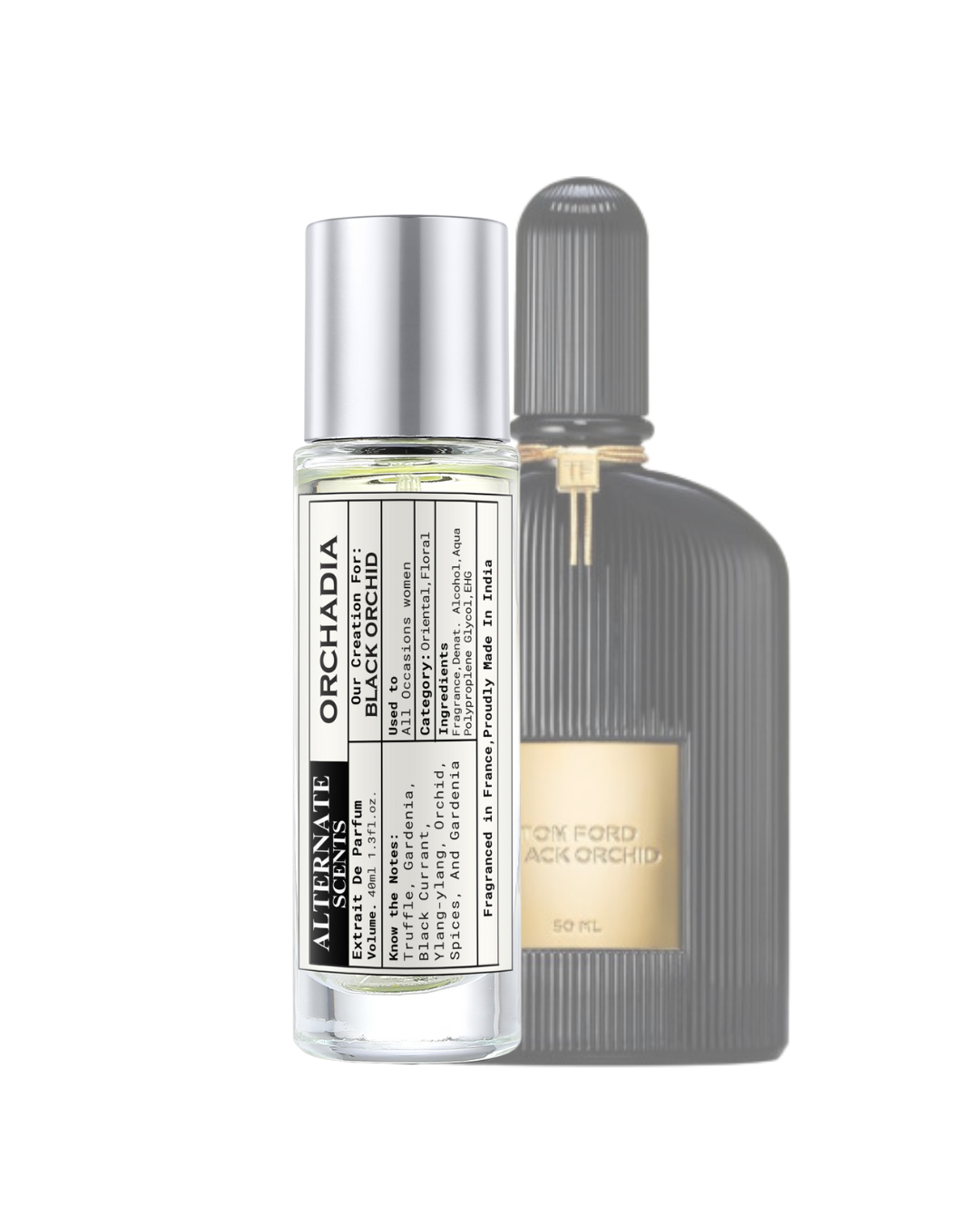 Alternate Scents Orchadia Long Lasting 40ml Perfume For Women |Strong& long Lasting with 30% Oil Concentration|Bold Floral Spicy | Fragrance From France | Made In India|