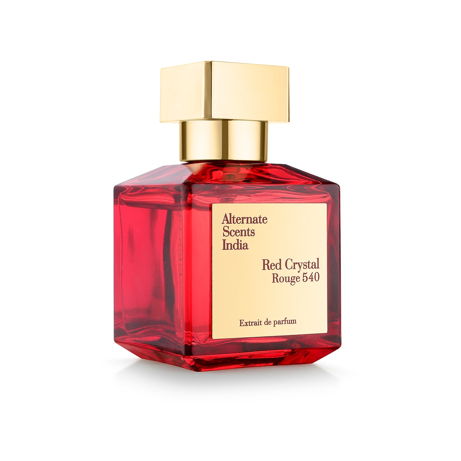 Alternate Scents Crystal Rouge 540 Parfum Luxurious Unisex Fragrance 70ml | Rich Oud, Sweet Vanilla & Rose | Long-Lasting, Elegant Scent for Men & Women | Niche-Inspired Perfume Red
