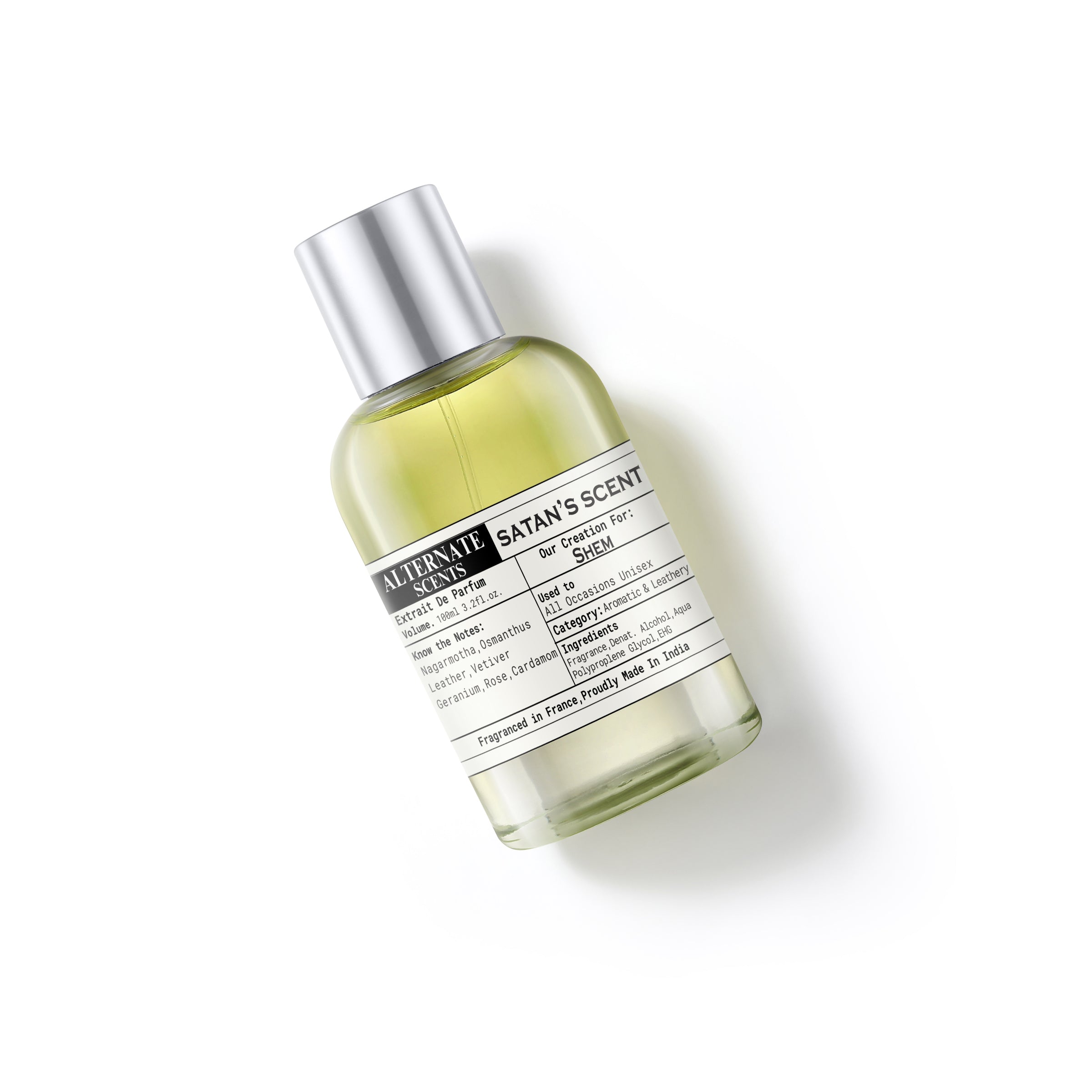 Alternate Scents SATAN SCENT  Long Lasting Perfume For Men& Women |Strong & Long Lasting with 30% Oil Concentration |Dark Smoky Spicy Oriental |Fragrance From France |Made In India|