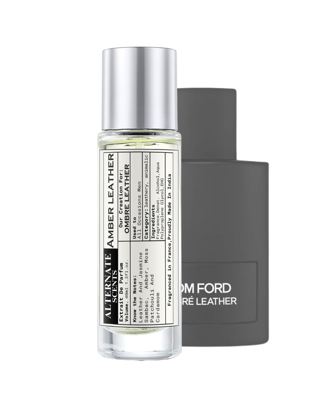 Alternate Scents AMBER LEATHER Long Lasting Perfume For Men