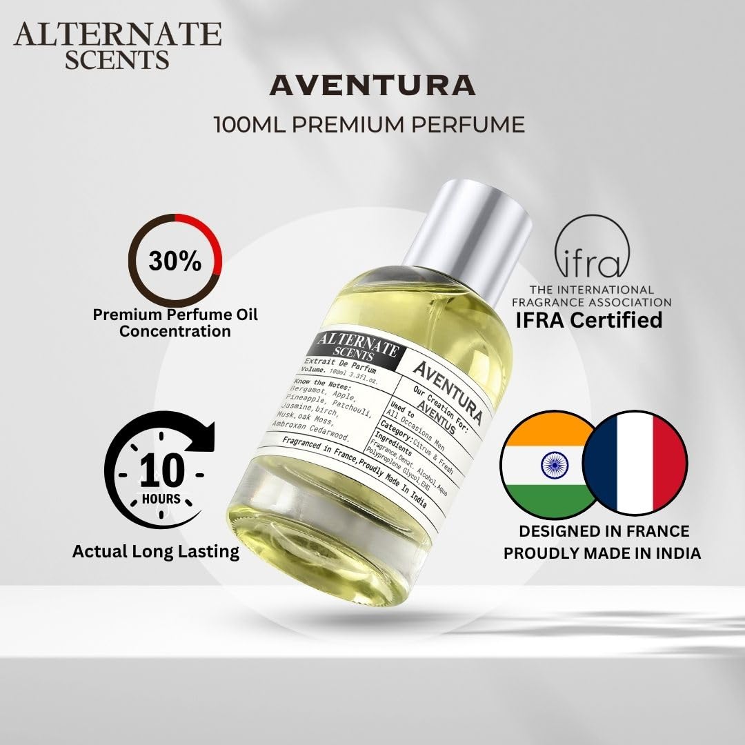 Alternate Scents Aventura Long Lasting 100ml Perfume For Men