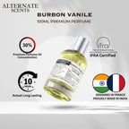 Alternate Scents BURBON VANILE Long Lasting Perfume For Men& Women
