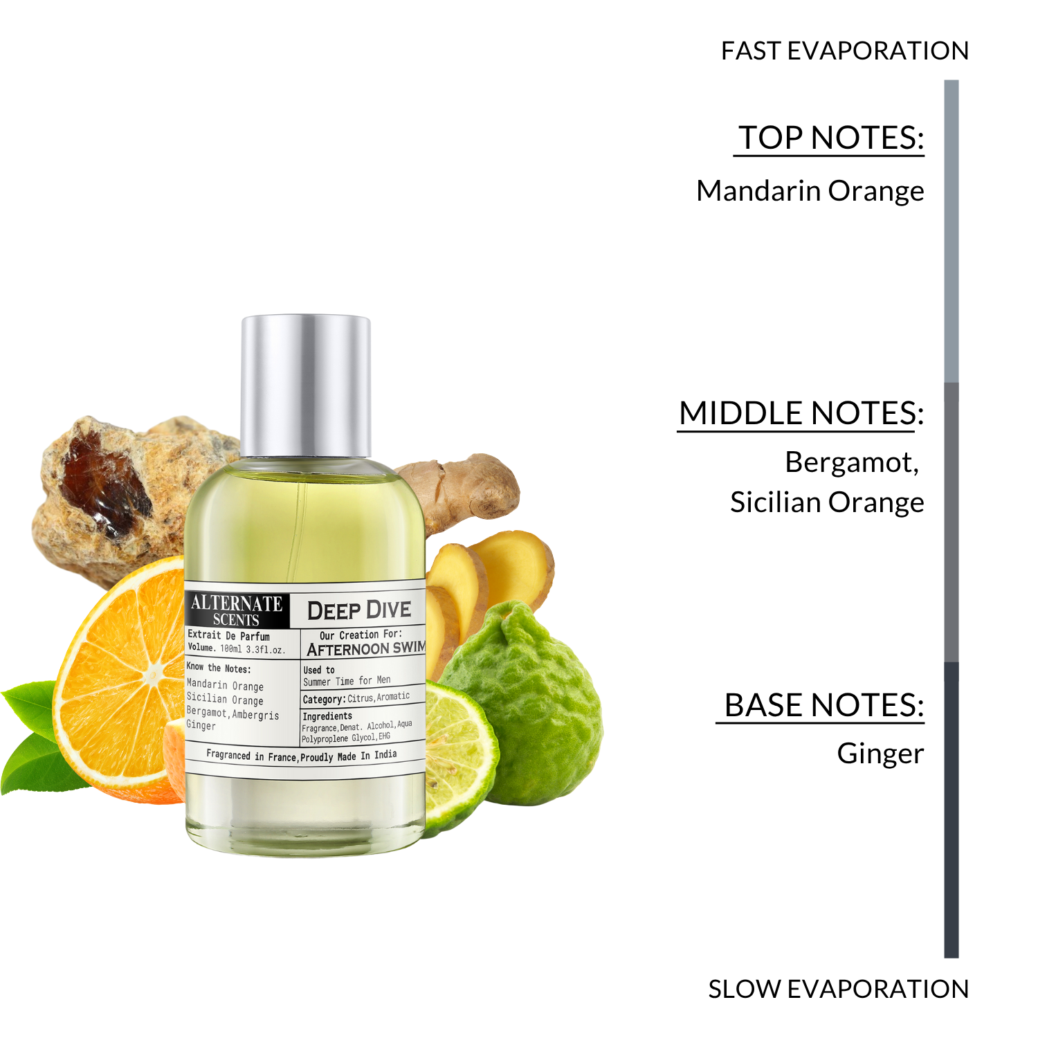 Alternate Scents DEEP DIVE Long Lasting Perfume For Men
