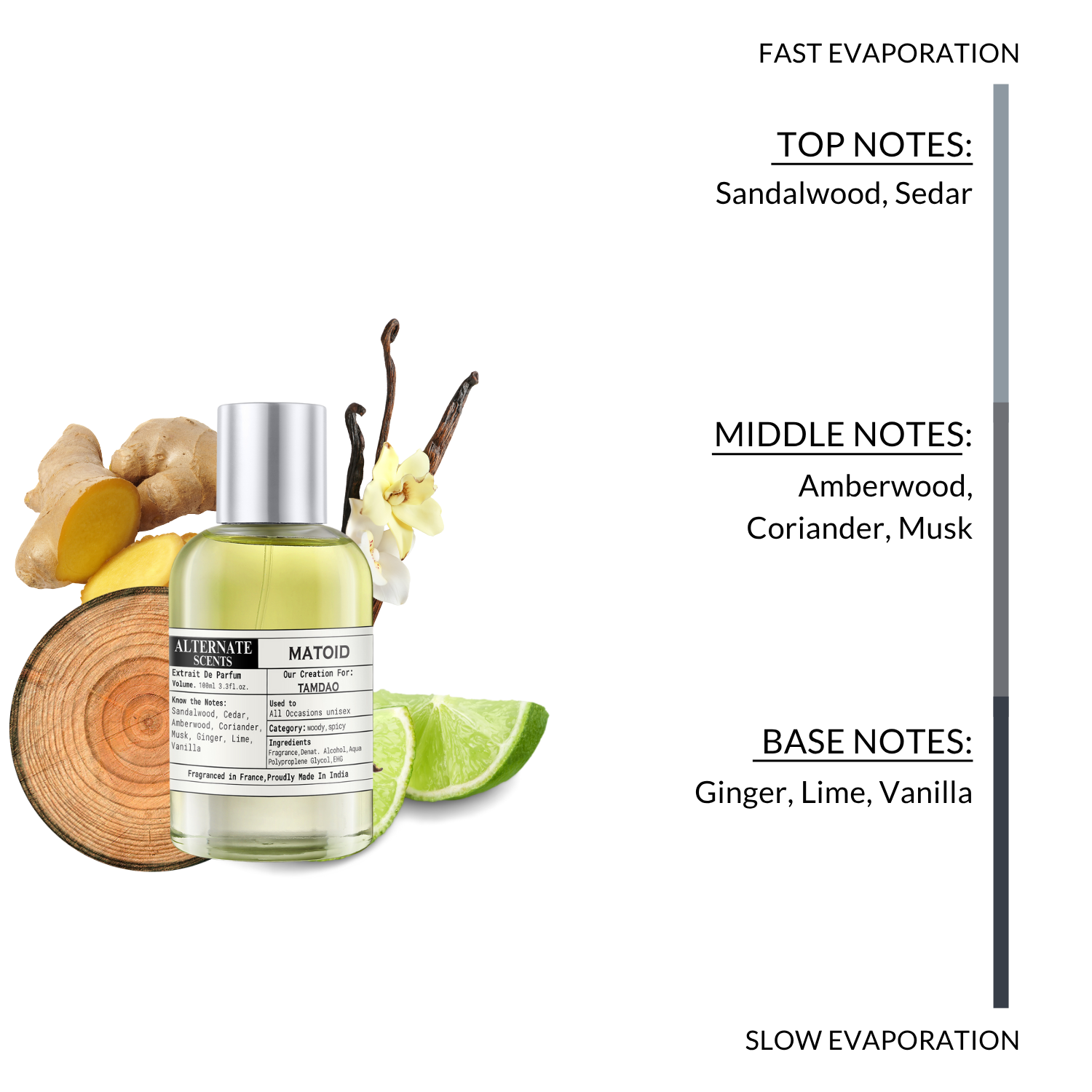 Alternate Scents Matoid Long Lasting Perfume For Men