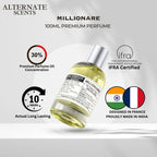 Alternate Scents MILLIONARE Long Lasting Perfume For Men