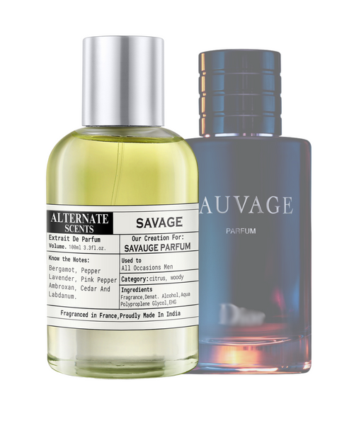 Alternate Scents SAVAGE Long Lasting Perfume For Men