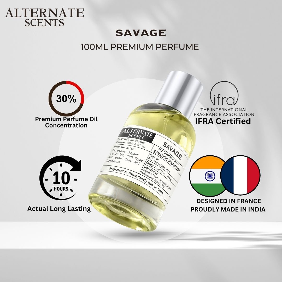 Alternate Scents SAVAGE Long Lasting Perfume For Men